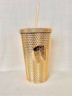 Starbucks Starbucks Gold Studded Tumbler 16oz